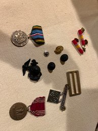 Vintage Armed Services Medals Pins Lot