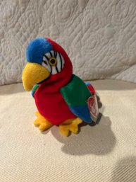 Ty Beanie Babies - Jabber The Parrot Excellent