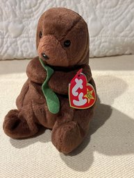 Ty Beanie Babies - Seaweed The Otter. Excellent