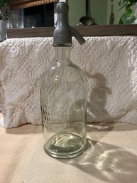 Magnolia Home By Joanna Gaines Clear Glass Seltzer Bottle