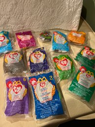 McDonalds Ty Beanie Baby Lot Of 11 All Unopened