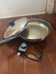 Farberware 12in Stainless Steel Electric Frying Pan Tested Works