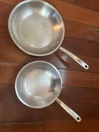 Martha Stewart Macys Collection 8in & 10 In Frying Pans
