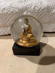 Cool Snow Globes Gold Buddha Snow Globe Glass Globe Piano Black Base