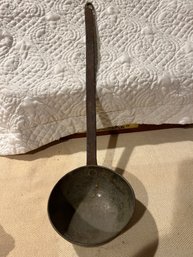 Vintage 17 Inch Metal Water Cooking Ladle Kitchen Decor