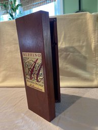 Ruffino - Riserva Ducale Millennium 15x5x5 Inch Wooden Wine Box