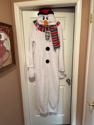 Briefly Stated Snowman Size M - Medium Onesie Costume