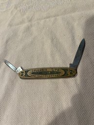 Vintage Columbia Life And Trust Company Portland Oregon Griffon 3.5 Inch Pocket Knife See Photos