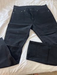 Levi Strauss 511 Size 34x30 Black Denim Jeans See Photos