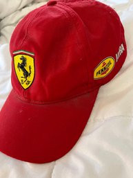 Scuderia Ferrari Pennzoil Ultra Red Strapback Cap Hat Official