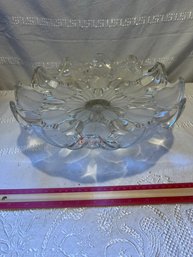 FIFTH AVENUE LTD Crystal Wine Bottle Holder Caddy 4.25in  Made In Poland