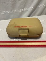 Vintage MUSK MINI 1250 Folding Hair Dryer With Case