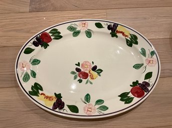 Vintage Blue Ridge Pottery Mary Pattern Platter