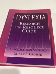 Carol A. Spafford Dyslexia: Research And Resource Guide Allyn & Bacon 1st Edition