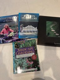 Lot Of 4 Gardening Books Coffee Table Lot See Photos