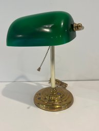 Vintage Bankers Desk 12 Inch Lamp See Photos For Condition