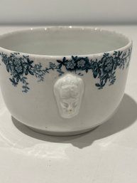 Face Handle 4 Inch Soup Mug Cup John Maddock & Sons England Made For J.R. Gibney New York Priscilla Ironstone