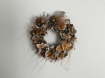 Pretty Dried Floral Wreath