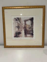 20.5x20.5 Inch Claude Monet Print Giverny France Le Maison De French Garden Framed And Matted