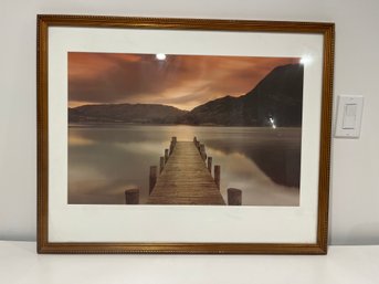 30x24 Framed And Matted Ullswater By Mel Allen Framed Photographic Print Hadley House Co