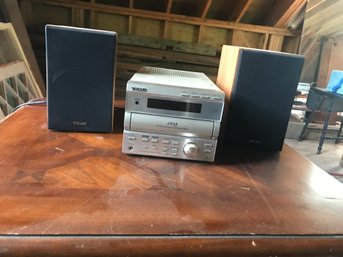 Teac EX CD3 3 Cd/receiver Micro System With Speakers