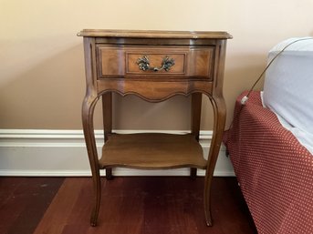 Vintage French Provincial Nightstand Bedroom Storage Vintage Country Shabby Chic Bedside Table