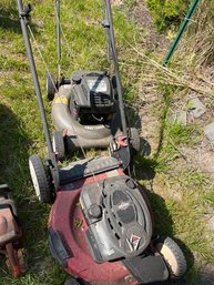 Lot Of 2 Non Working Lawnmowers Toro Recycler And Craftsman 6.0