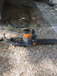 Worx Electric Chain Saw That Works With Blade Cade