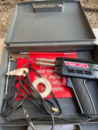 Weller Expert Model 8200 Heavy Duty 100/140 Watt Soldering Gun Tested Works As Pictured In Case Extras