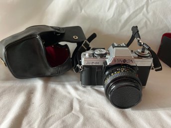 Minolta XG-M 35mm Film Camera 1981 With Case