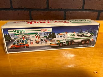1991 Hess Toy Truck With Racer New In Box