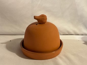 Vintage Terra Cotta Garlic Roaster Baker