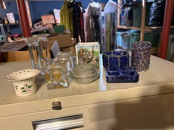 Assorted Lot Of Candle Holders From 1inch To 5 Inch