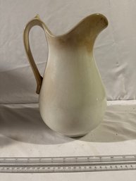 Large 12 Inch Antique Ironstone Pitcher Iron Stone China