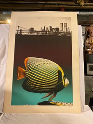 Michael Knigin - Silent Waters Serigraph 27 X 39 Inch Pencil Signed And Numbered