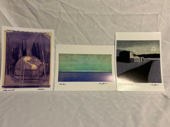 Lot Of 3 Eric Kamp Prints 8 1/2 X 11