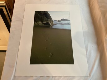 Ruth Burke 'Ocean Footprints' Poster