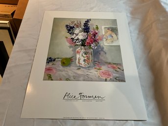 Alice Forman Bouquet With Apple Art Poster