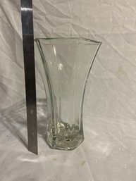 Hoosier Glass Vase 4041 10 Inches High 7 Inches Wide Vintage