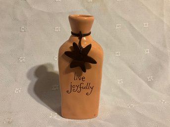 Pretty Live Joyfully Decorative Bottle