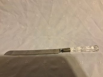 Vintage 13 Inch Mirage Cake Knife With Stainless Blade