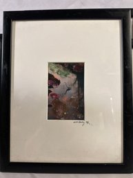 Lenore Bailey Signed Original Mixed Media Photo Matted And Framed