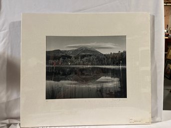 Daniel Jones 18x24 Inch Original Photograph Mountain Lake Signed Numbered 1/100 Matted Wrapped In Plastic