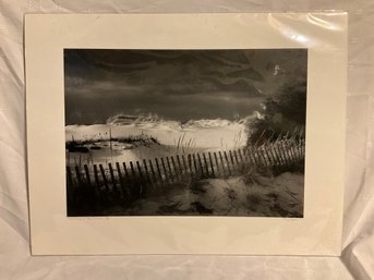 Richard Calvo Morning In The Dunes Signed And Numbered Photograph 3 Of 50 - Matted