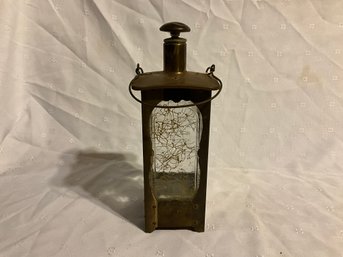 Vintage  Reuge Musical Lantern Whiskey Decanter Music Box