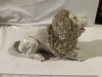 Antique Italian Ceramic Laughing Lion No Mark