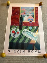 Lot Of 4 Lithograph Steve Romm Print 24x36 And Jack Romm Prints 18x24