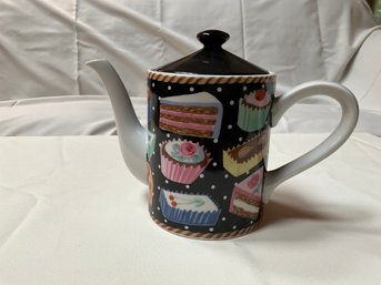 Vintage Discontinued Department 56 Tea Party Teapot Coffee Pot - RARE