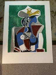 Authentic Marina Picasso Limited Edition Pencil Signed 418/500 Lithograph 29 X 22