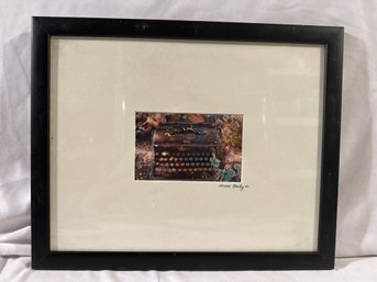 Lenore Bailey Signed Original Mixed Media Photo Matted And Framed